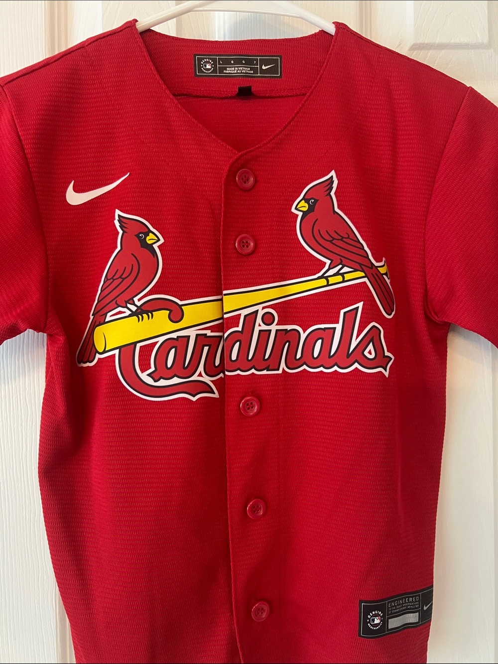 Nike Red St. Louis Cardinals Kids Baseball Jersey